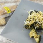 ensalada de brócoli con soja y sésamo