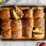 easy double cheddar cheeseburger sliders