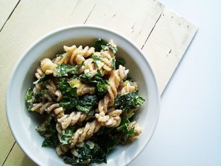 pasta con alcachofas y espinacas, Receta Petitchef