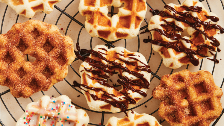 waffle maker donuts