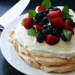 pavlova de fresa