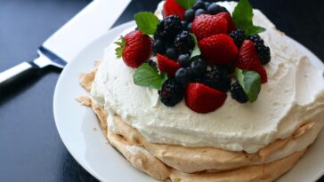 pavlova de fresa