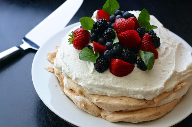 pavlova de fresa