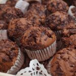 muffins de chocolate