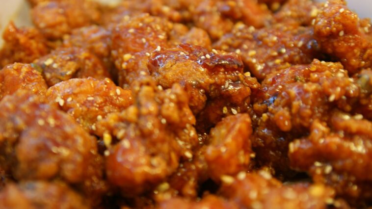 pollo chino pegajoso