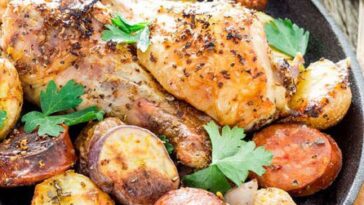 pollo y chorizo