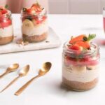 tarta de queso con fresas