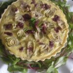 quiche de alcachofa