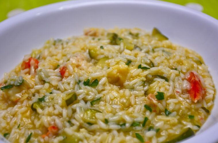 risotto con rabanos