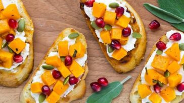 Crostoni con calabaza y gorgonzola: un entrante rústico y otoñal