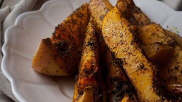 calabaza en aceite a la plancha