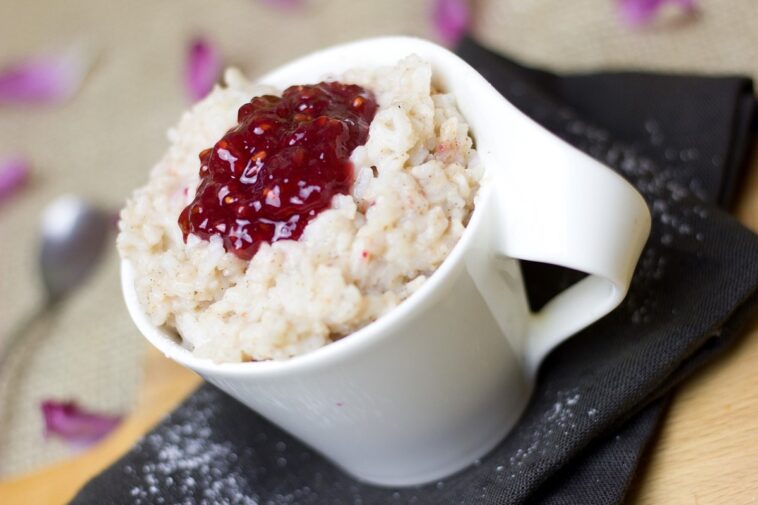 Arroz con leche con higos y miel: ligero y cremoso para la merienda