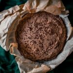 torta de harina de algarroba y chocolate