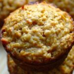 Muffins de zanahoria: receta salada con parmesano y nueces