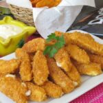 Deliciosos palitos fritos: receta rápida con queso y jamón