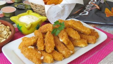 Deliciosos palitos fritos: receta rápida con queso y jamón