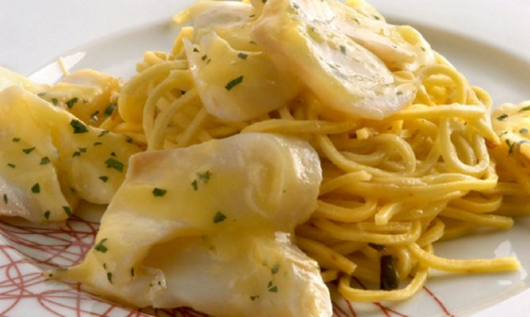 Pasta con bacalao: receta sencilla, sabrosa y mediterránea