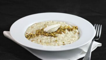 Risotto de pistacho: una receta gourmet, tentadora y sabrosa