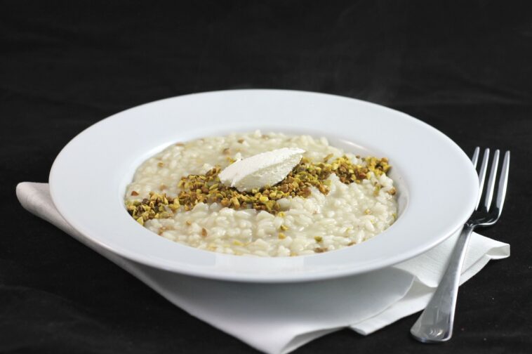 Risotto de pistacho: una receta gourmet, tentadora y sabrosa