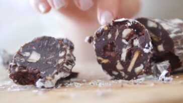 Salami de chocolate sin huevo: receta sencilla y deliciosa