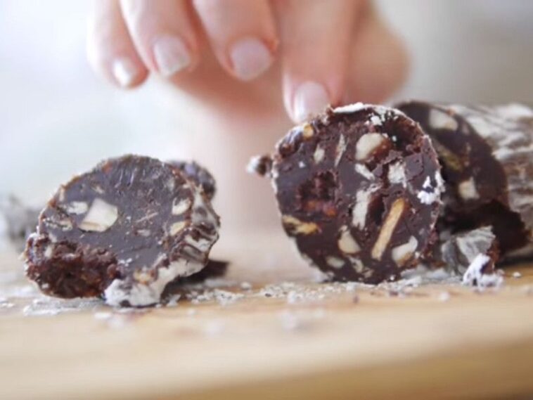 Salami de chocolate sin huevo: receta sencilla y deliciosa