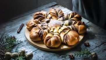 Guirnalda de pan: receta navideña, sabrosa y atractiva