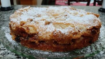 Tarta de manzana y calabaza: un postre otoñal suave y acogedor