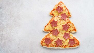Pizza árbol de Navidad: un entrante sabroso y original