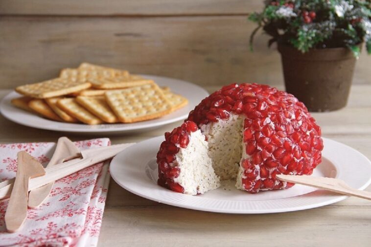 Bolas de queso y granada: una receta deliciosa y refinada