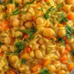 Risotto con garbanzos: una receta nutritiva, sana y sabrosa