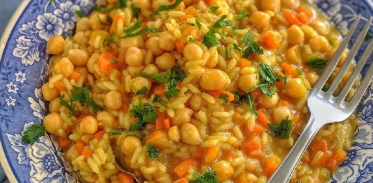 Risotto con garbanzos: una receta nutritiva, sana y sabrosa