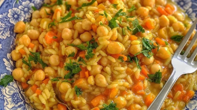 Risotto con garbanzos: una receta nutritiva, sana y sabrosa