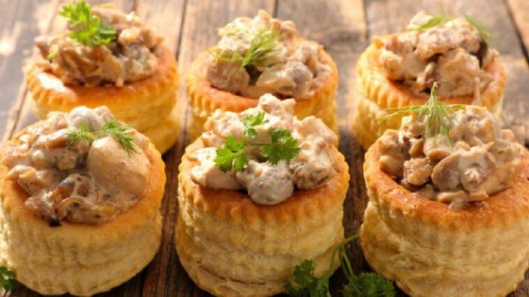 Vol au vent con mousse de atún: receta perfecta