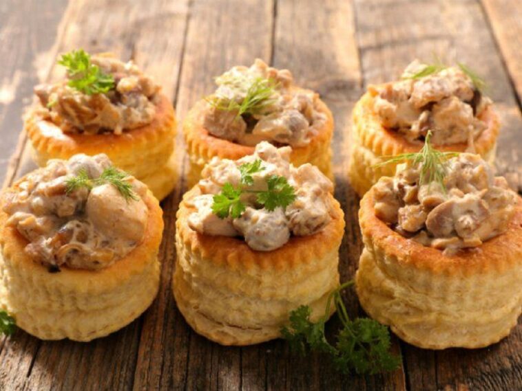 Vol au vent con mousse de atún: receta perfecta