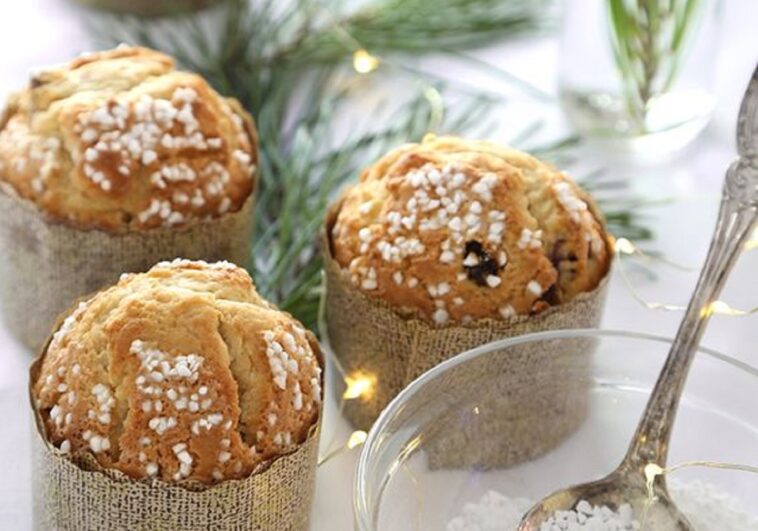 muffins de panettone