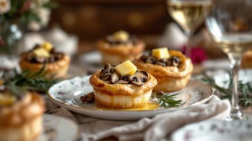 Volovanes ripieni di champignon gourmet