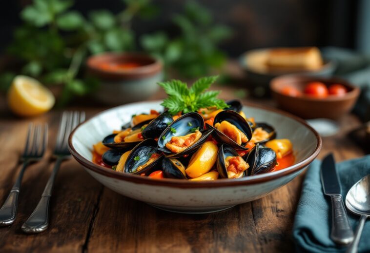 Mejillones en escabeche, un aperitivo tradizionale spagnolo