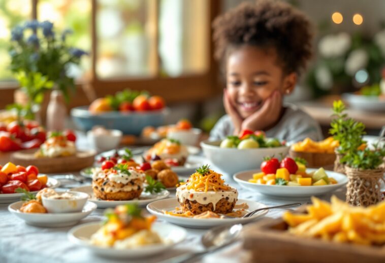 Chef prepara piatti sani per combattere la diabetes infantile