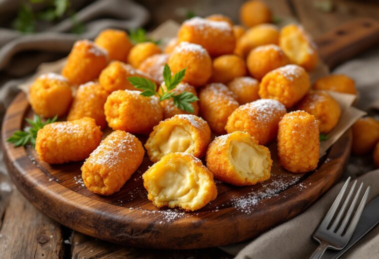 Crocchette gourmet pronte per essere gustate a Madrid