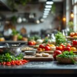 Concorrenti di Next Level Chef in azione in cucina