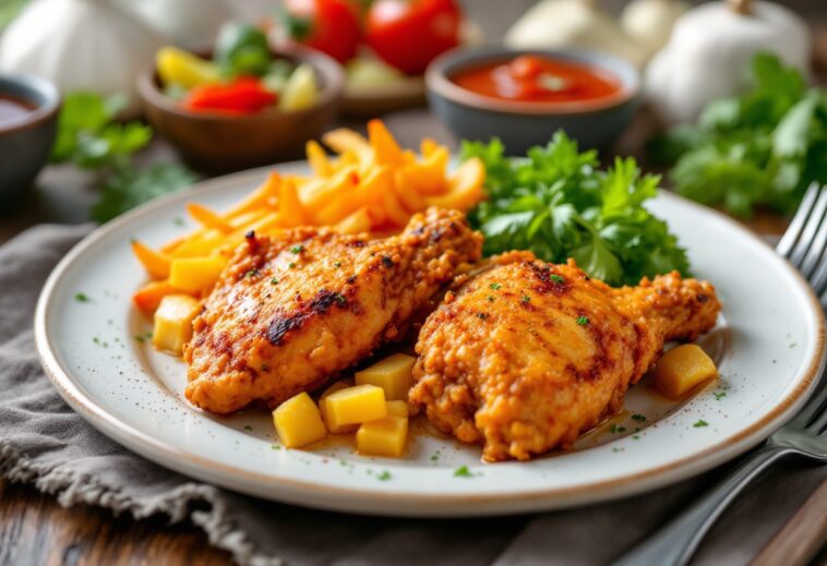 San Jacobos di pollo croccanti e dorati