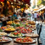 Deliziose tapas tipiche di Valladolid in un ristorante