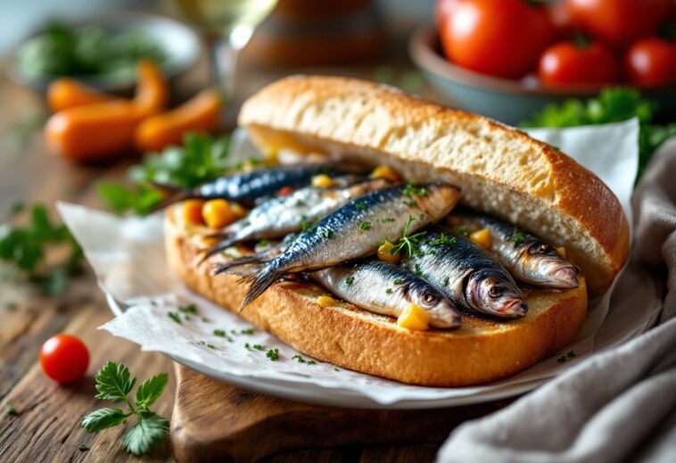 Karlos Arguiñano preparando un bocadillo de sardinas saludables