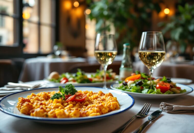 Leticia Sala nel suo ristorante preferito a Barcellona