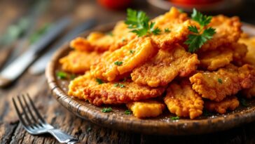 Pescadilla frita andaluza servita con limone
