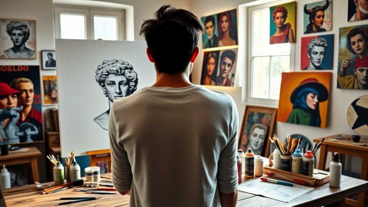 crea tu propio retrato pop art del david de miguel angel 1746794302