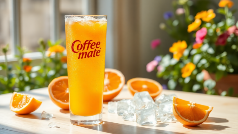 el nuevo cremoso sabor naranja de coffee mate para el verano 1747188051