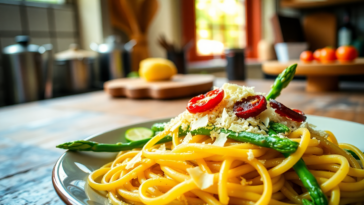 pasta con esparragos y parmesano una receta sencilla y deliciosa 1748510009
