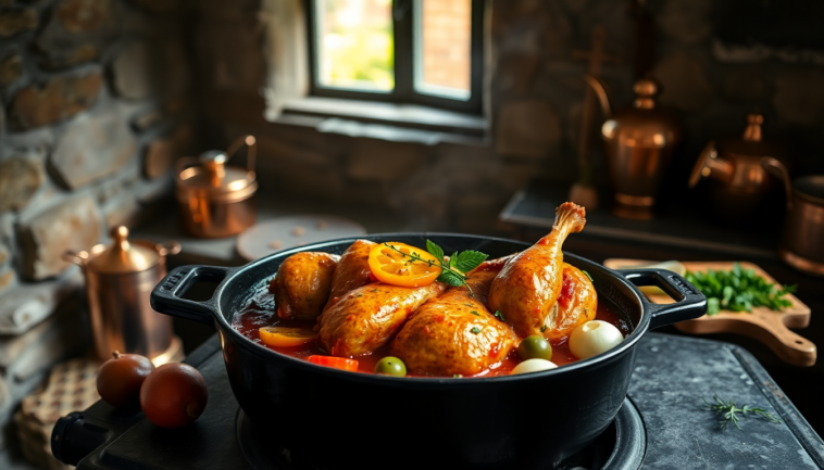 pollo a la cazadora un manjar de la cocina italiana 1746147445