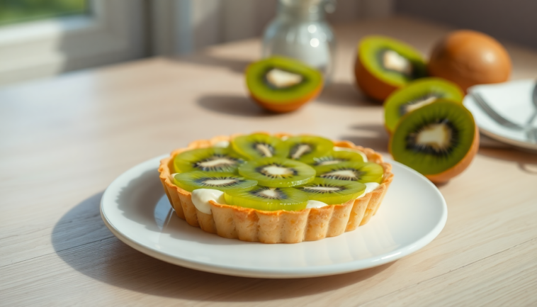 tarta de kiwi y crema pastelera un postre irresistible 1746399927